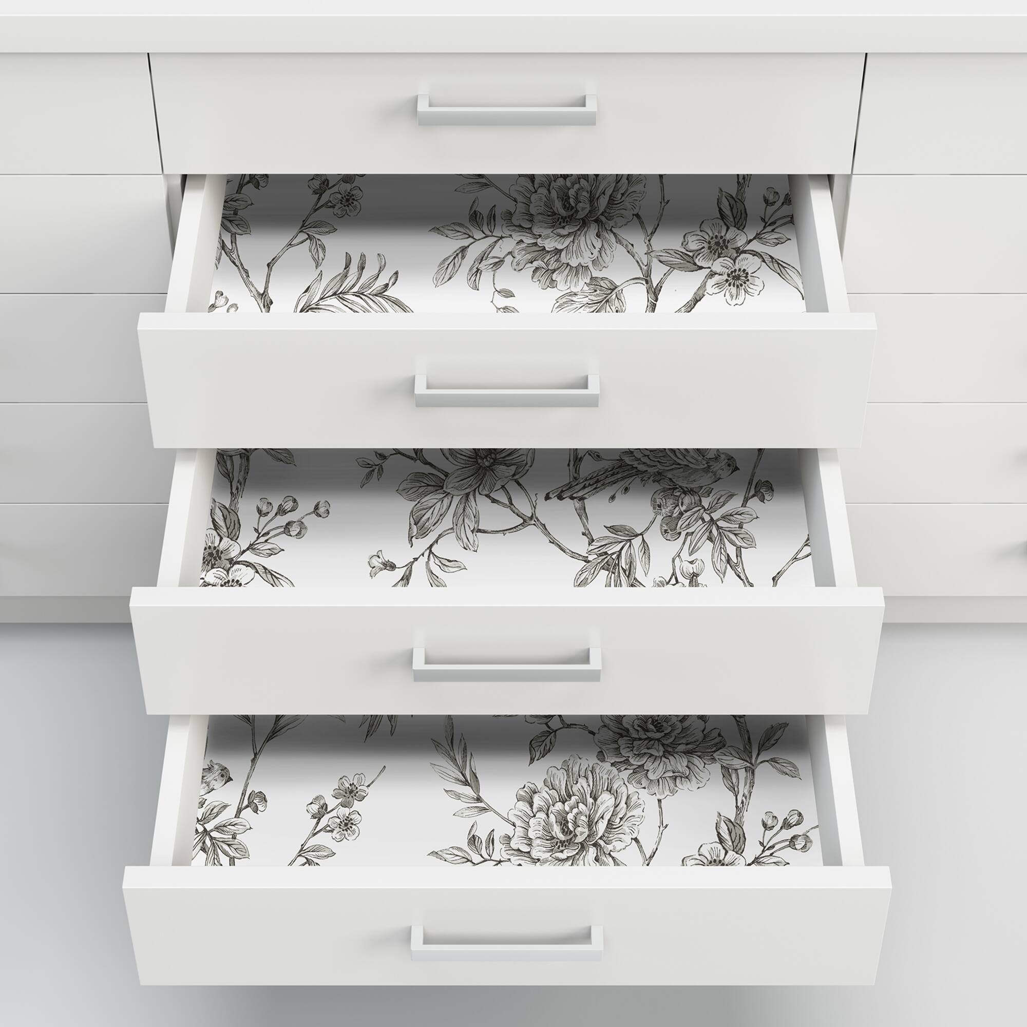 NuWallpaper Charcoal Longwood Peel & Stick Wallpaper